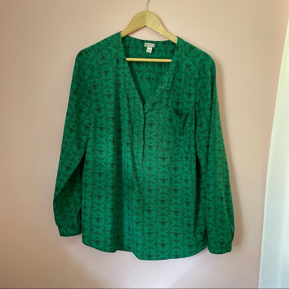 Merona green blouse XXL